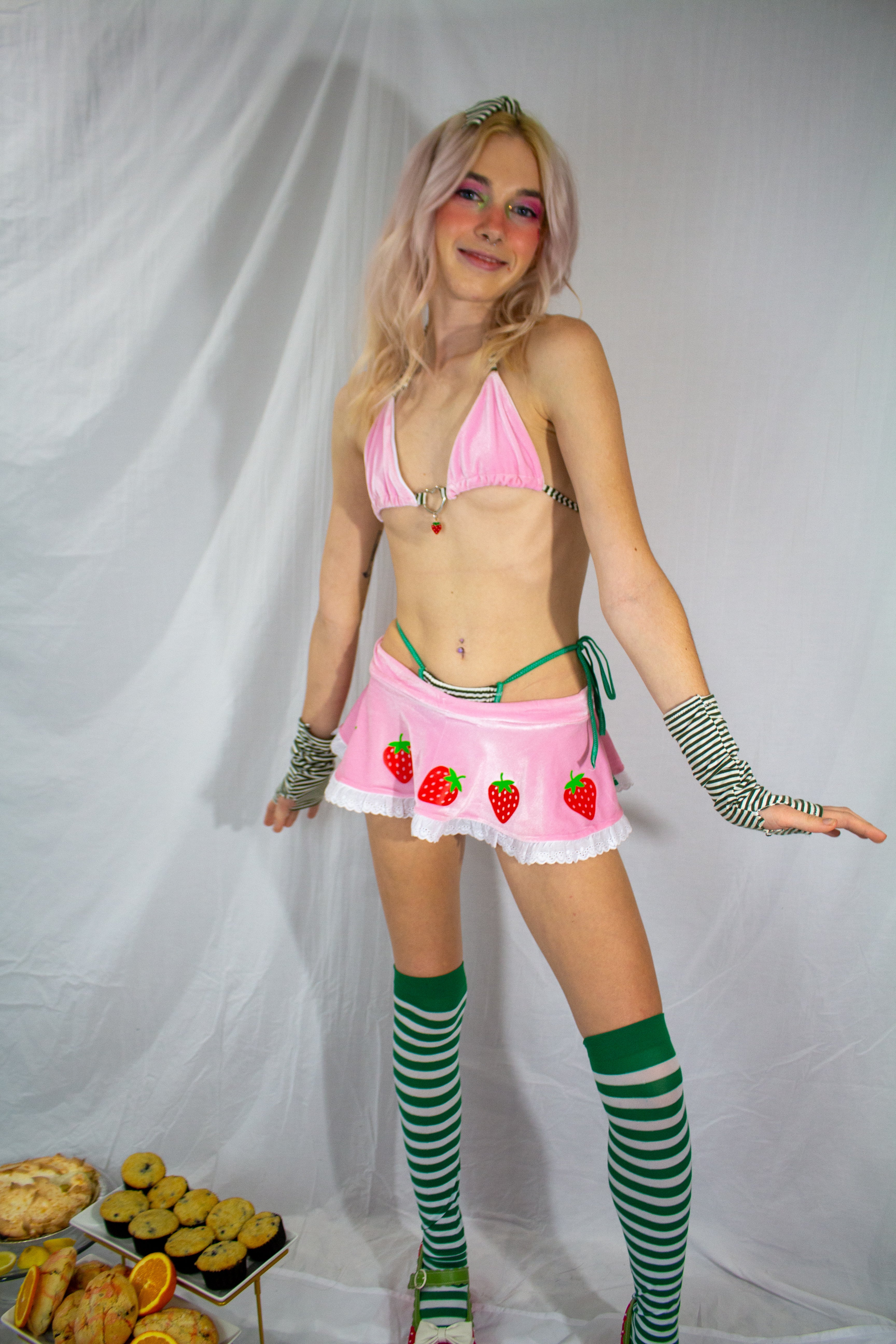 Rave Strawberry 5 Piece Outfit