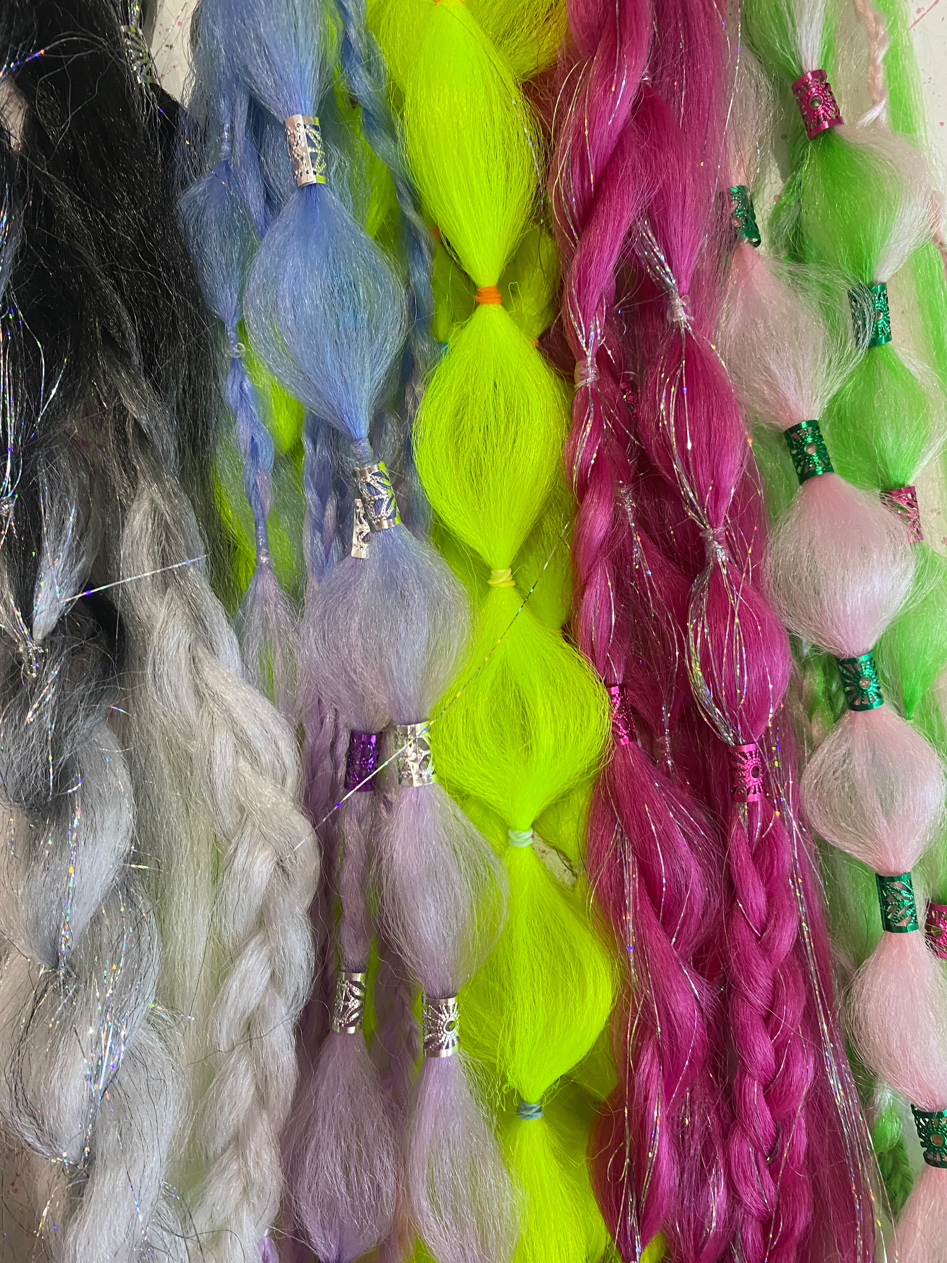 Custom Rave Hair Braid