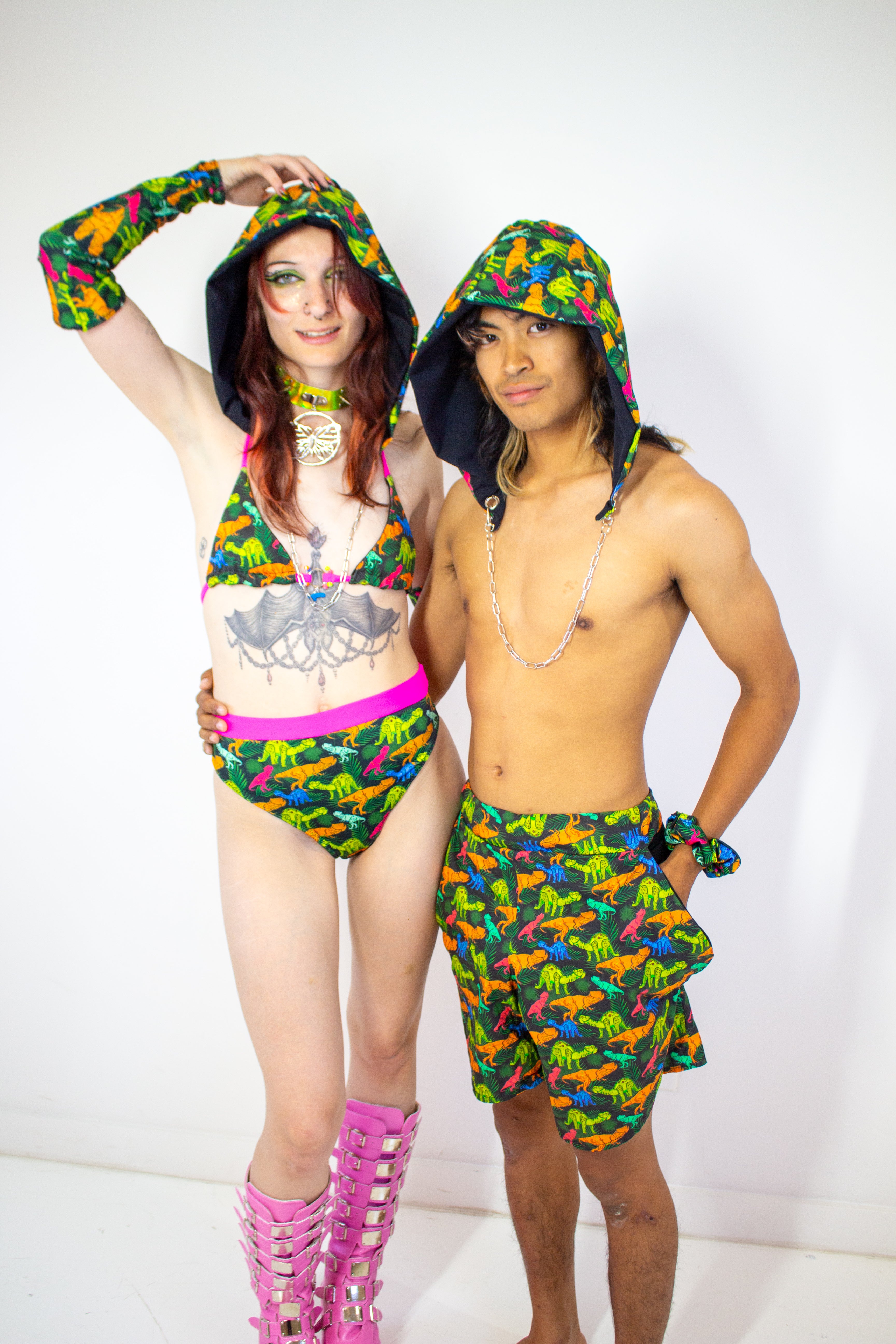 Dickasaurus High-Waisted Rave Bottoms