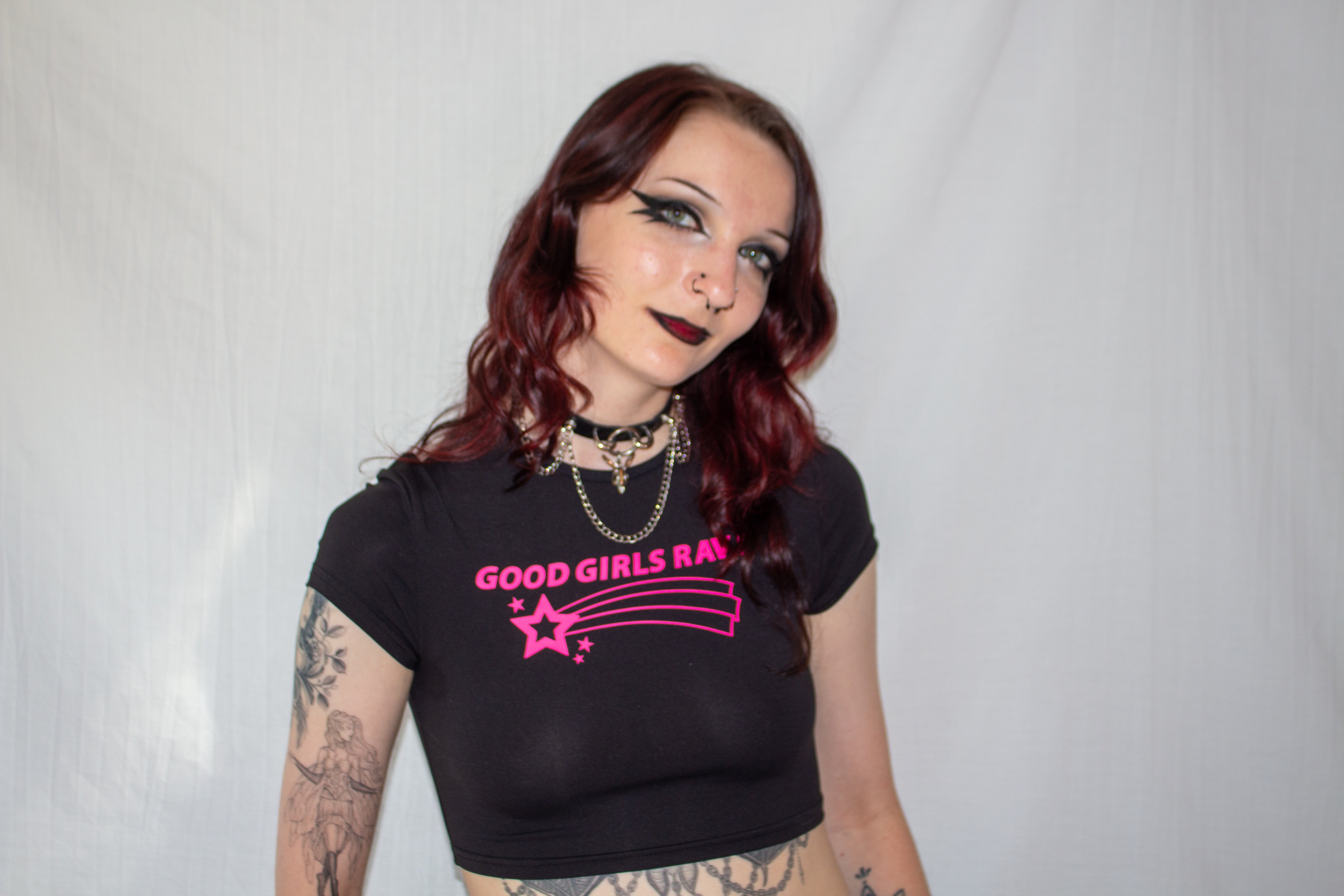 Y2K Good Girls Rave Baby Tee